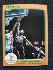 1985 Star team super PAUL PRESSEY 5x7 card # 3   [C1]