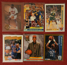 ALONZO MOURNING LATRELL SPREWELL GARY PAYTON ROBERT HORRY J R RIDER ROOKIE CARDS