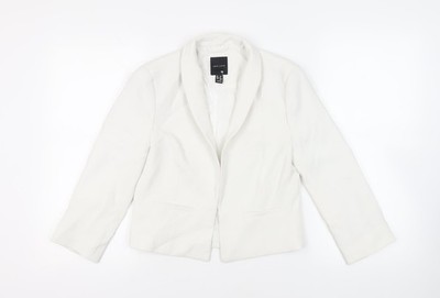 Weiße Damenjacke UK Größe 8 New Look