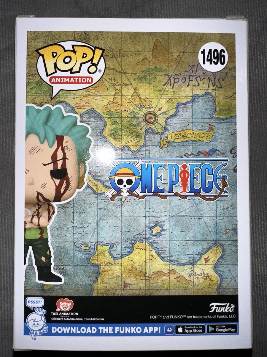 FUNKO POP! One Piece ZORO 1496 “NOTHING HAPPEN” ERROR FUNKO POP! One Piece ZORO 1496 “NOTHING HAPPEN” ERROR