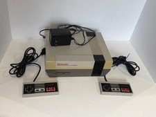 Original NES Console Bundle Cleaned OEM 72 Pin Controllers Zapper Mario/Duckhunt
