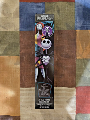 The Nightmare Before Christmas 3D Head Topper Spinning Pen (Six Options)Monogram