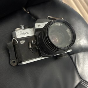 FUJICA ST801 Silver 35mm Film Camera EBC FUJINON 55mm f1.8 Japan