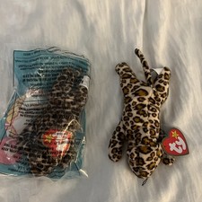 Ty Teenie Beanie Baby FRECKLES The LEOPARD 1 McDonald's Happy Meal Toy 1999 New