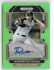 2022 Prizm Draft #PDP145 Hunter Patteson Base Autographs Lime Green /23 UCF