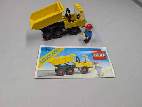 LEGO LegoLand 6648 Dump Truck 100% Complete w/ Instruction💎