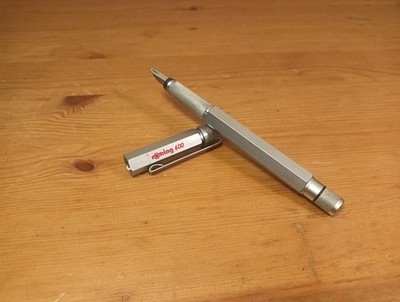 Rotring 600 Fountain Pain Füller Füllfederhalter Stahlfeder M