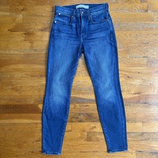 AYR The Chiller High Rise Skinny Jeans Sunrise Blue Wash W27 L26 Made in LA
