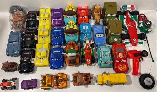 Disney Cars Talking Trucks & Cars Remote Control & More Lot Of 30