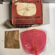 Vintage Red Sinko Hood Bi-flector Windshield Deflector Dodge Ford Chevy 30s 40