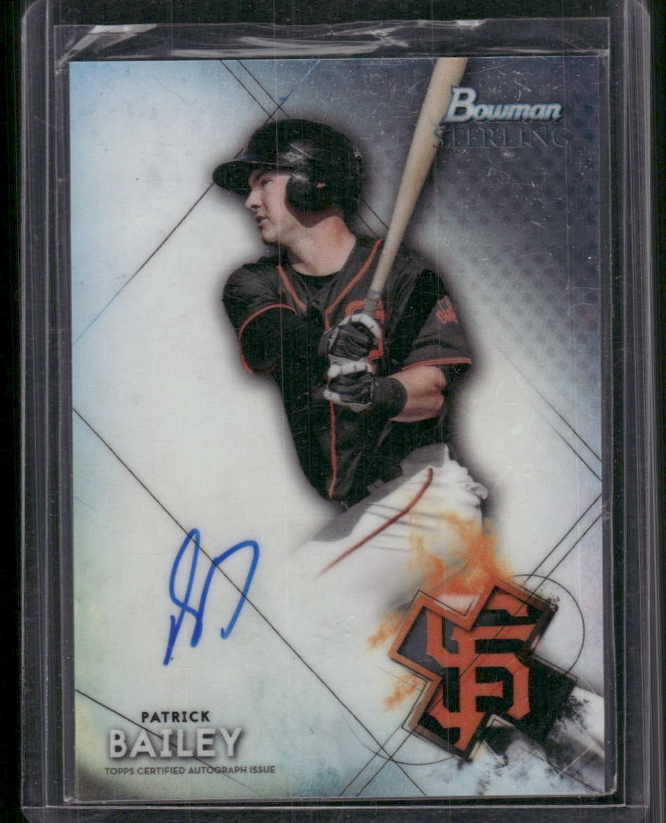 PATRICK BAILEY 2021 Bowman Sterling Prospect Auto Autograph  #BSPA-PB