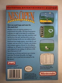 NES Open Tournament Golf, Nintendo, Cartridge, Instructions & Box