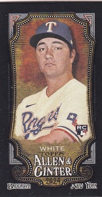 2024 Topps Allen & Ginter MLB No. 81 Owen White Rookie Mini Card Black