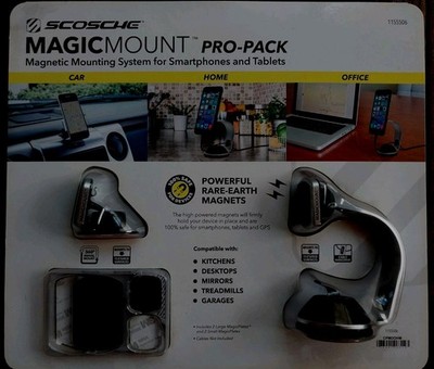 Cell Phone Tablet Mounting Kit Scosche Magic Mount Pro Pack Magnetic SEALED USA