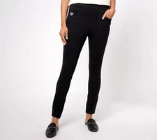 #442 Quacker Factory Regular DreamJeannes Flat Waistband Leggings  SIZE 1X