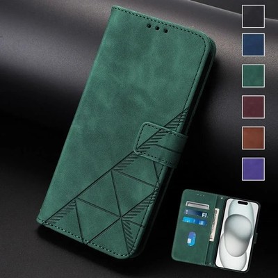 Embossed Flip Leather Wallet Phone Case For Honor 200 50 70 60 80 90 Lite Pro