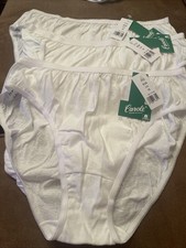 Carole 3 Pair Panties White Size 10 100 Cotton Hi Cut