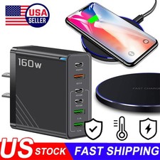 30W Wireless Charging Pad Dock Wall Charger For Samsung iPhone Android Cell Phon