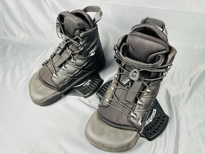 Liquid Force Fusion Wakeboard Boot Binding Black White One Size Free Shipping