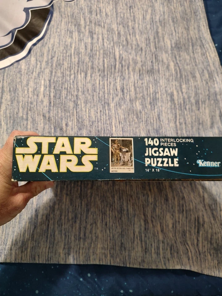 Star Wars Jigsaw Puzzle 140 Pieces 1977 C-3PO R2-D2 Vintage Complete - Image 4 of 4
