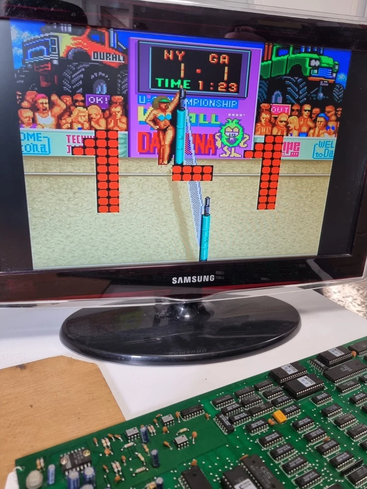 Bootleg PCB JAMMA US Championship V Ball Jeu Arcade - Photo 4/4