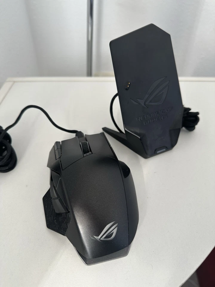 ASUS ROG Spatha X Gaming Maus kabellos kabelgebunden magnetische 19.000 B-Ware - Bild 4 von 4