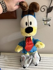 Garfield Odie Plush 20 Pajamas Bunny Slippers Paws Bedtime Doll Stuffed
