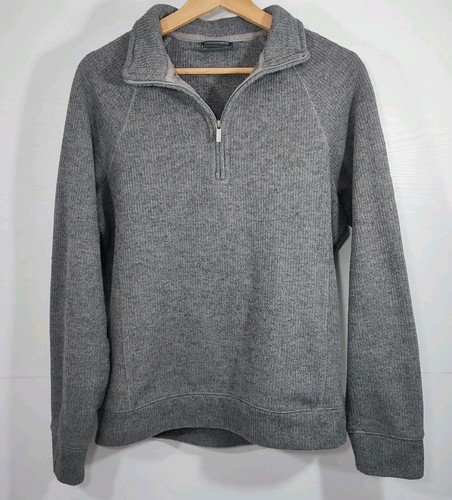 Craghoppers Quarter Zip Outdoor Pullover Jumper Sweater Mens Small Grey - Picture 1 of 12