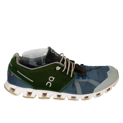 On Running Cloud Waterproof Men's Running Shoes Green Blue Size