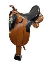 15" Australian Stock Horse Tack Leather Saddle With Full Accessories For Horse .