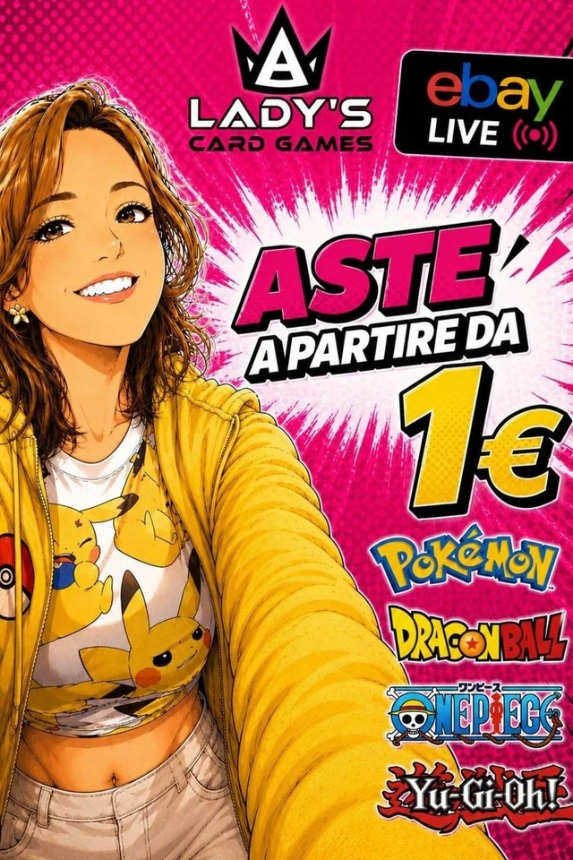 PRIMA LIVE EBAY DAL GIAPPONE RIP & SHIP + CARTE POKEMON/ONE PIECE/ DR. BALL