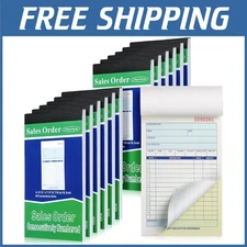 Professional Invoices: 12 Sales Order Books 50 Sets Per Book