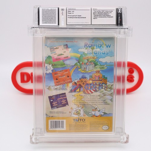NES Nintendo RAINBOW ISLANDS "BUBBLE BOBBLE SEQUEL" WATA GRADED 6.5 A NEW Sealed - Picture 5 of 10