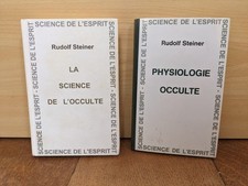 libro antico-Rudolf Steiner-Fisiologia occulta + scienza dell'occulto-1996-2004