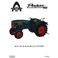 Hanomag Perfekt 400 Vierzylinder Viertakt Dieselmotor Gebrauchsanleitung