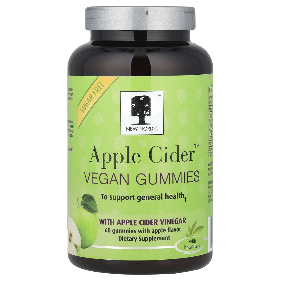 Apple Cider™ Vegan Gummies, Apple, 60 Gummies (200 mg per Gummy)
