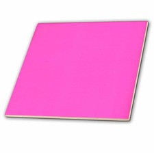 3dRose ct 34666 4 Hot Pink Ceramic Tile, 12"