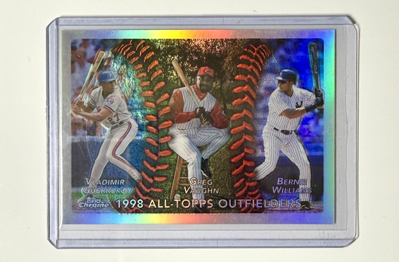 1999 Topps Chrome All-Topps Refractor Vlad Guerrero Bernie Williams Greg Vaughn