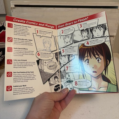 Manga Studio Debut 4 PC Mac Anime Comic Graphic Drawing Cartoon Creator Software - Picture 8 of 10
