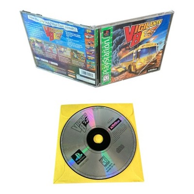 Sony PlayStation 1 PS1 CIB COMPLETE TESTED Vigilante 8 GH CF S
