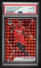 2019-20 Panini Mosaic Rookies Red Prizm Kendrick Nunn #234 PSA 10 GEM MT 0l1