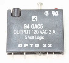 OPTO 22 Output Logic Module Relay, 120VAC 3A 5-Volt G4 OAC5