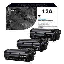 3P 2612A Q2612A Toner Cartridge For HP 12A LaserJet 1020 1022 3015 3020 M1319MFP