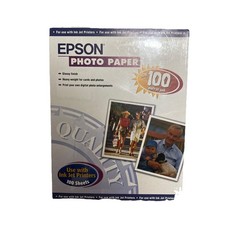 Epson Glossy Finish Photo Paper 8.5  X11  Ink Jet Printer 100 Sheets 41864 NEW