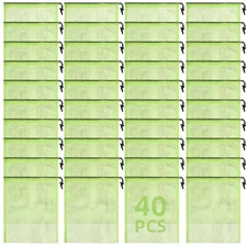 10/20/40/60/100PCS Mesh Drawstring Bag Durable Delicate Mesh Laundry Bag Mult...