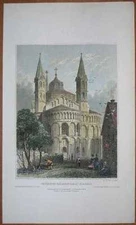 1832 Tombleson print CHURCH OF THE APOSTLES AT KÖLN (5)