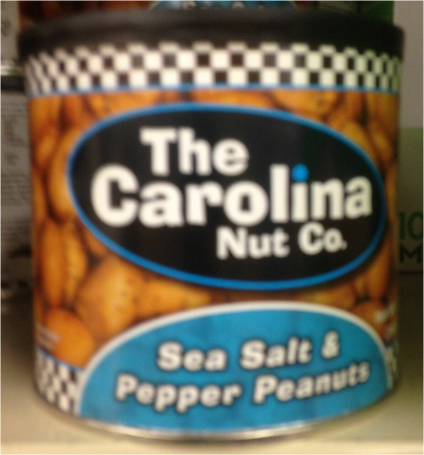 12 oz Can of Carolina Nuts in Sea Salt & Pepper Flavor Peanut Snack