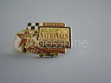 1995 SLICK 50 NATIONALS HOUSTON NHRA DRAG RACING EVENT HAT PIN LAPEL PIN
