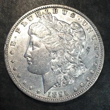 1896-O Morgan Silver Dollar - High Quality Scans #Q763