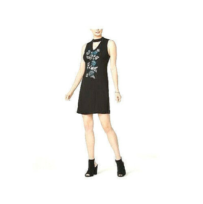 kensie floral embroidered dress Navy Floral Embroidered Tiered Suzie Midi Dress main image 1